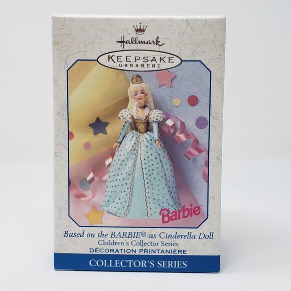 1999 Hallmark Barbie Cinderella Spring #3 Easter Handcrafted Keepsake Ornament - Picture 1 of 6